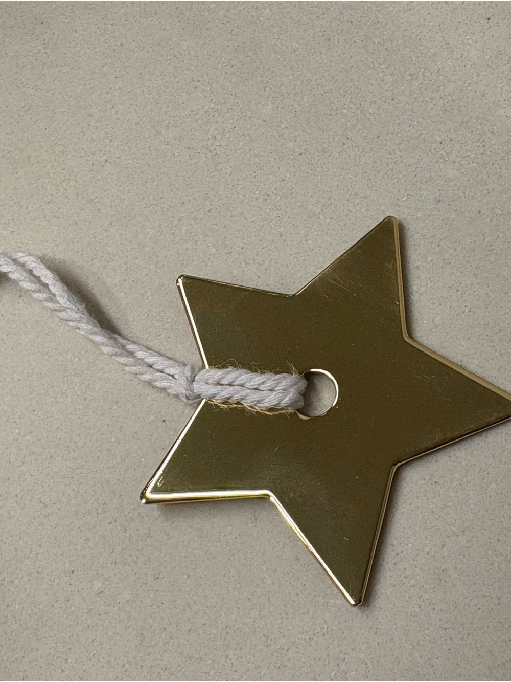 Dior Gold Star Metal Ornament Tag bag charm - Picture 7 of 10